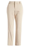 LIVERPOOL LOS ANGELES KELSEY SLIT HEM CROP TWILL TROUSERS