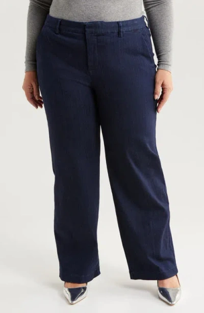 Liverpool Los Angeles Kelsey Wide Leg Denim Pants In Indigo Rinse