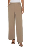 Liverpool Los Angeles Kelsey Wide Leg Knit Trousers In Palo Santo