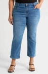 Liverpool Los Angeles Kennedy Crop Straight Leg Jeans In Temecula