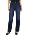 Liverpool Los Angeles Kennedy Mid Rise Straight Leg Jeans In Upland In Blue