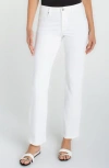 Liverpool Los Angeles Kennedy Straight Leg Jeans In White