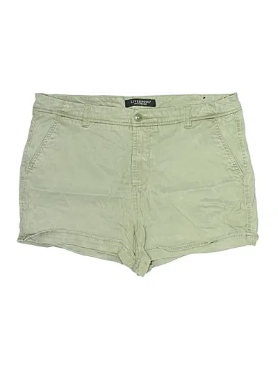 Pre-owned Liverpool Los Angeles Khaki Shorts In Green