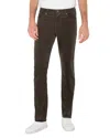 Liverpool Los Angeles Kingston Modern Slim Straight Corduroy Jeans In Oat In Green