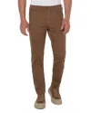 Liverpool Los Angeles Kingston Modern Slim Straight Fit Jeans In Wheat