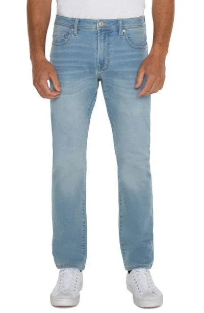 Liverpool Los Angeles Kingston Modern Slim Straight Leg Stretch Jeans In Blue