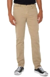 Liverpool Los Angeles Kingston Modern Slim Straight Leg Twill Pants In Khaki