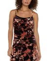 Liverpool Los Angeles Knit Camisole In Fire Opal Burnout