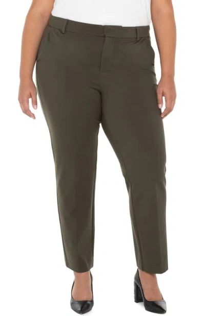 Liverpool Los Angeles Liverpool Kelsey Ponte Knit Trousers In Green
