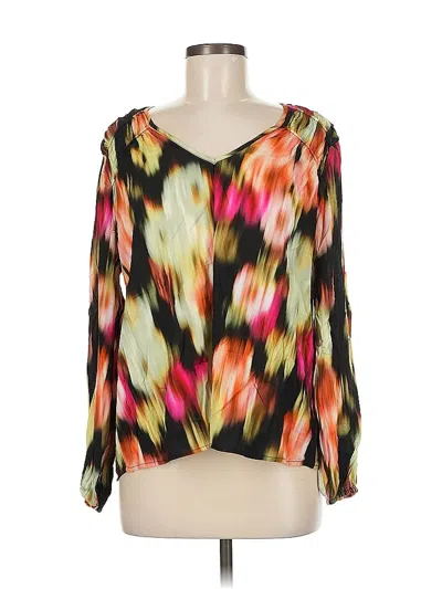 Pre-owned Liverpool Los Angeles Long Sleeve Blouse In Orange