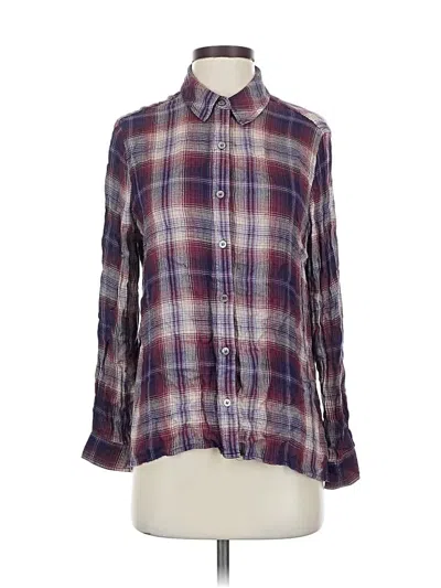 Pre-owned Liverpool Los Angeles Long Sleeve Button Down Shirt In Purple