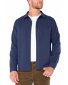 Liverpool Los Angeles Long Sleeve Button Front Knit Shirt In Blue