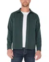 Liverpool Los Angeles Long Sleeve Button Front Knit Shirt In Green