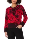 Liverpool Los Angeles Long Sleeve Crewneck Sweater In Red