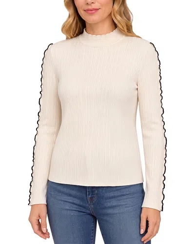 Liverpool Los Angeles Long Sleeve Mock Neck Sweater In Black