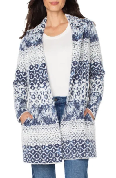 LIVERPOOL LOS ANGELES LIVERPOOL LOS ANGELES LONGLINE OPEN FRONT CARDIGAN