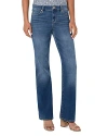 Liverpool Los Angeles Lucy Jeans Women Blue Denim Mid Rise Bootcut Leg Gbo538 In Yuba