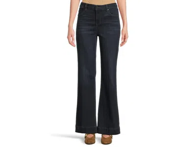 Liverpool Los Angeles Lucy Mid-rise Bootcut Jeans W/ Wide Hem In Black