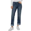 Liverpool Los Angeles Marley Ankle Girlfriend Jeans In Brown