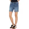 Liverpool Los Angeles Marley Cuffed Girlfriend Denim Shorts In Pactola