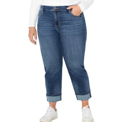 Liverpool Los Angeles Marley Cuffed Girlfriend Jeans In Rushland