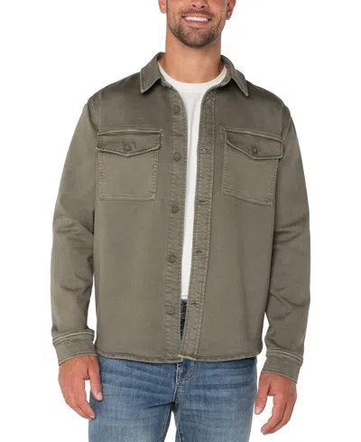 LIVERPOOL LOS ANGELES MEN'S DUAL POCKET OVERSHIRT