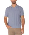 Liverpool Los Angeles Johnny Collar Short Sleeve Cotton Blend Polo Sweater