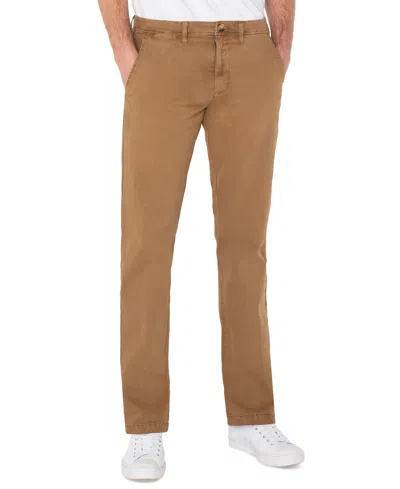 Liverpool Los Angeles Men's Relaxed Straight Pants In Brown