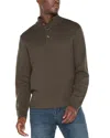 Liverpool Los Angeles Mock Neck Sweater In Olive