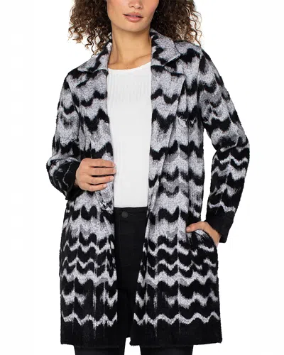 LIVERPOOL LOS ANGELES OPEN FRONT SWEATER COAT