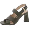 Liverpool Los Angeles Paramount Womens Leather Adjustable Block Heel In Green