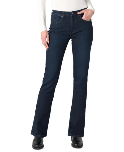 Liverpool Los Angeles Petite Bobbie Boot Mid-rise Bootcut Jeans In Nocturnal Haze