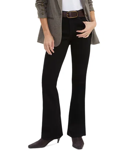 Liverpool Los Angeles Petite Bobbie High-rise Bootcut Jeans In Black