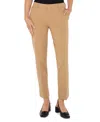 Liverpool Los Angeles Petite Kelsey Straight Pants In Neutral