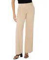 Liverpool Los Angeles Petite Kelsey Wide-leg Pants In Cappuccino