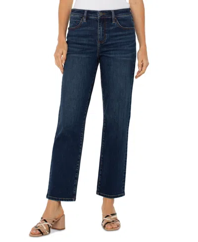 Liverpool Los Angeles Petite Liv Straight Jeans In Gleason