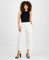 Liverpool Los Angeles Stride Patch Pocket Super High Waist Crop Wide Leg Jeans
