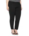 Liverpool Los Angeles Plus Liverpool Plus Slim Pants In Black