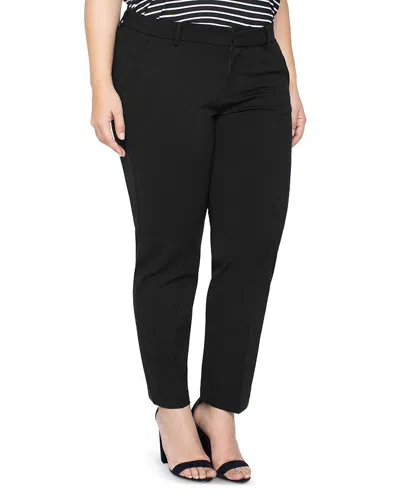 Liverpool Los Angeles Plus Liverpool Plus Slim Pants In Black