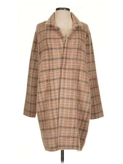 Pre-owned Liverpool Los Angeles Poncho In Tan