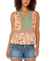 Liverpool Los Angeles Smocked Waist Tank