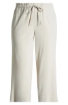 Liverpool Los Angeles Pull-on Crop Wide Leg Pants In Brown