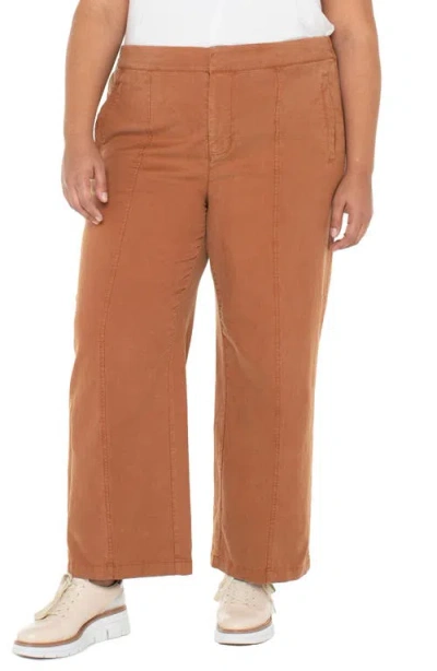 LIVERPOOL LOS ANGELES LIVERPOOL LOS ANGELES PULL-ON WIDE LEG PANTS