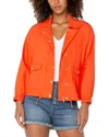 Liverpool Los Angeles Raglan Sleeve Linen Blend Jacket