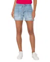 Liverpool Los Angeles Rascal High Rise Utility Jean Shorts In Boylston In Boylston