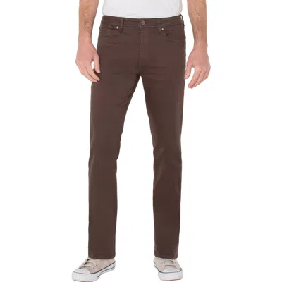 Liverpool Los Angeles Regent Relaxed Straight Leg Jeans In Brown
