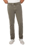 Liverpool Los Angeles Regent Relaxed Straight Leg Twill Pants In Pewter Green