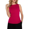 Liverpool Los Angeles Rib Boat Neck Tank In Star Ruby