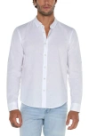 Liverpool Los Angeles Roll Sleeve Button-down Shirt In White