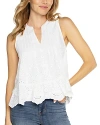 LIVERPOOL LOS ANGELES SCALLOPED EYELET TOP